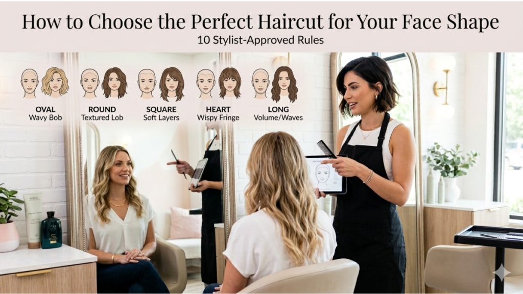 How to choose the perfect haircut for your face shape stylist guide